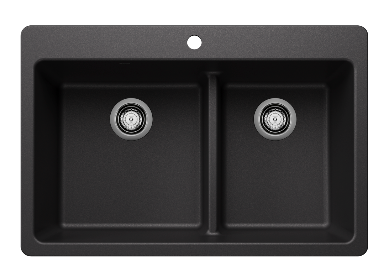 Blanco Liven 33" Equal Double Low Divide Dual Mount — Tarja de Silgranit