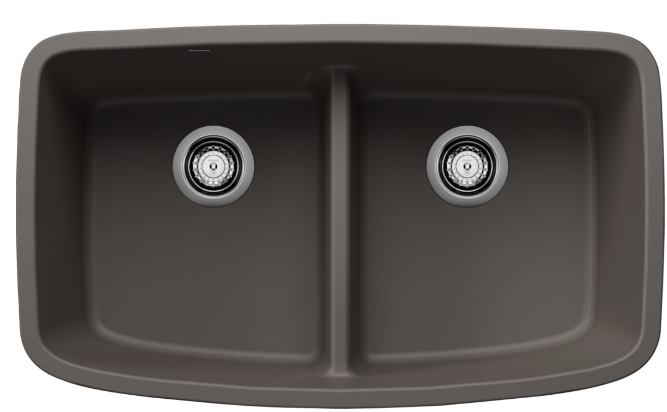 Blanco Valea Equal Double Low Divide — Tarja de Silgranit