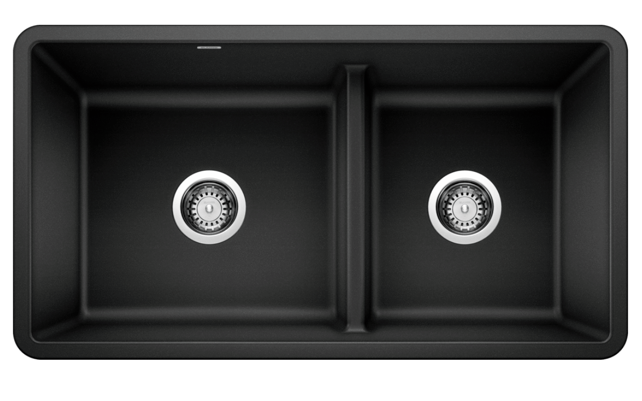 Blanco Precis Reversible 1-3/4 Low Divide — Tarja de Silgranit