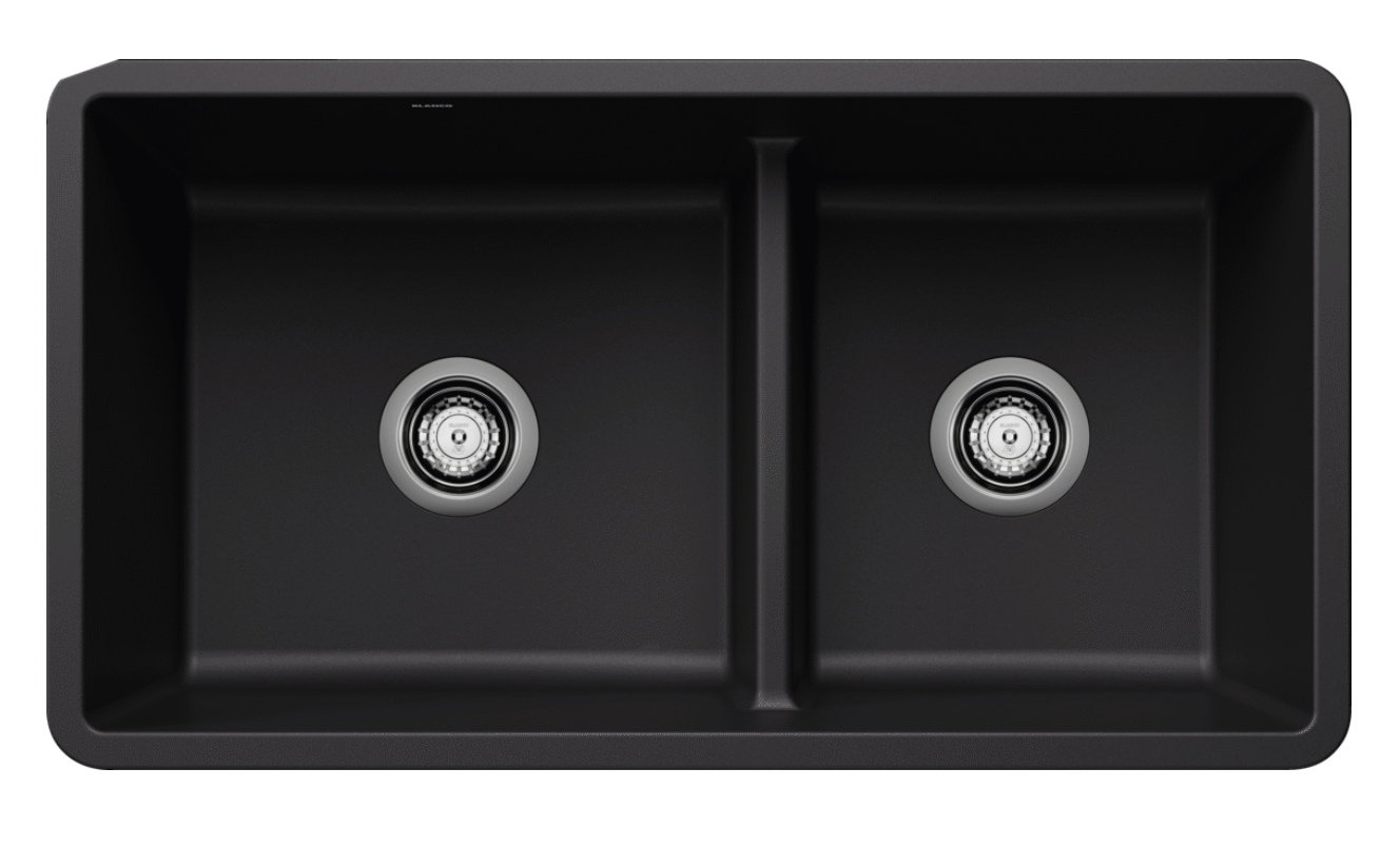 Blanco Precis Reversible 1-3/4 Low Divide — Tarja de Silgranit