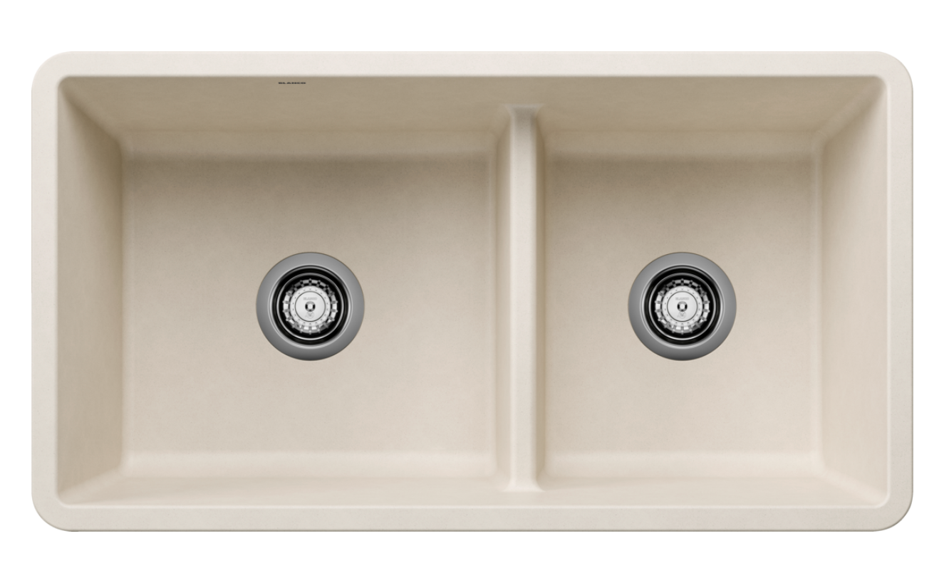 Blanco Precis Reversible 1-3/4 Low Divide — Tarja de Silgranit