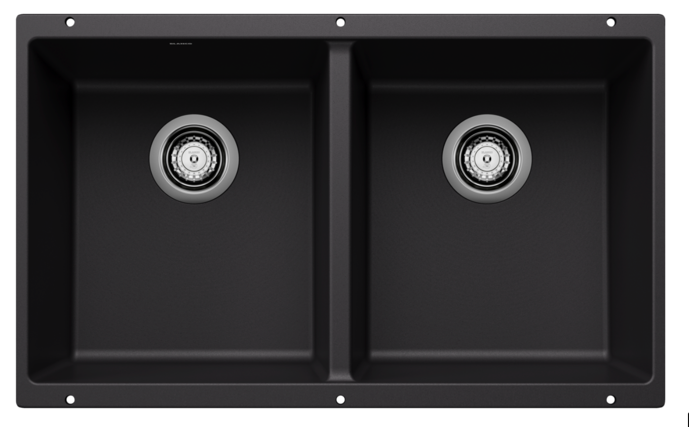 Blanco Precis Equal Double Bowl — Tarja de Silgranit