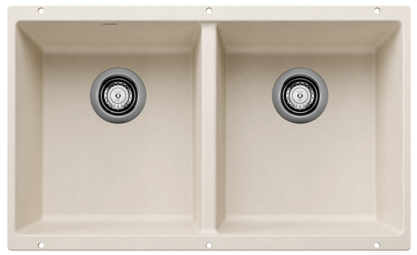 Blanco Precis Equal Double Bowl — Tarja de Silgranit