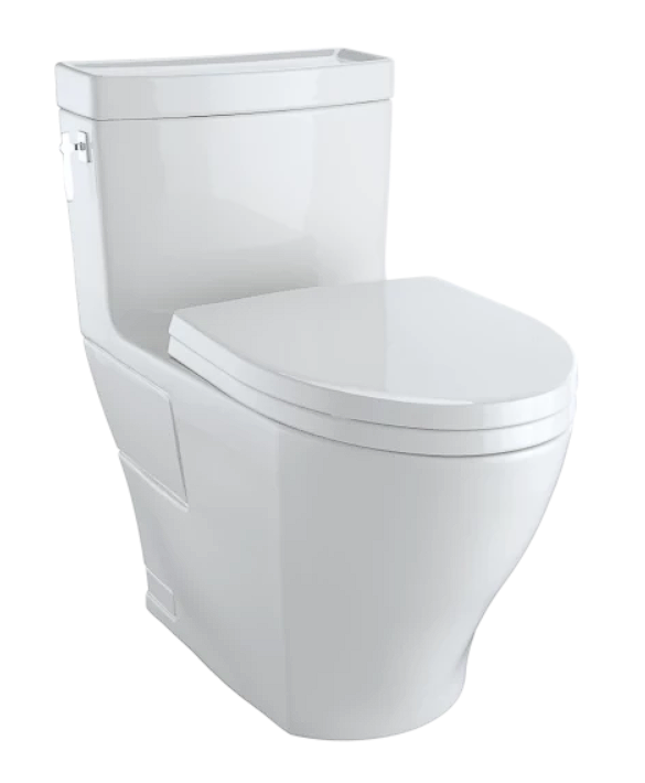 TOTO Aimes® One-Piece Toilet, 1.28GPF, Taza Alargada - Conección WASHLET®+