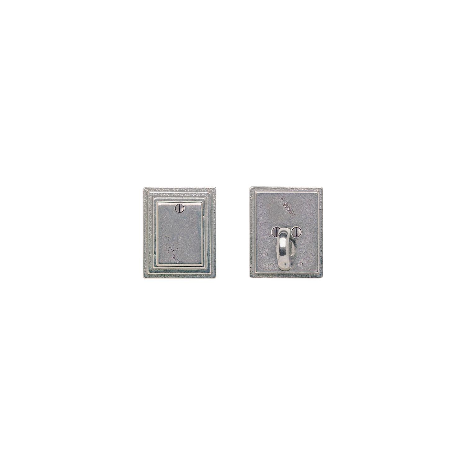 errojo Stepped 2 1/2" x 3 1/8" — Rocky Mountain Hardware bronce macizo