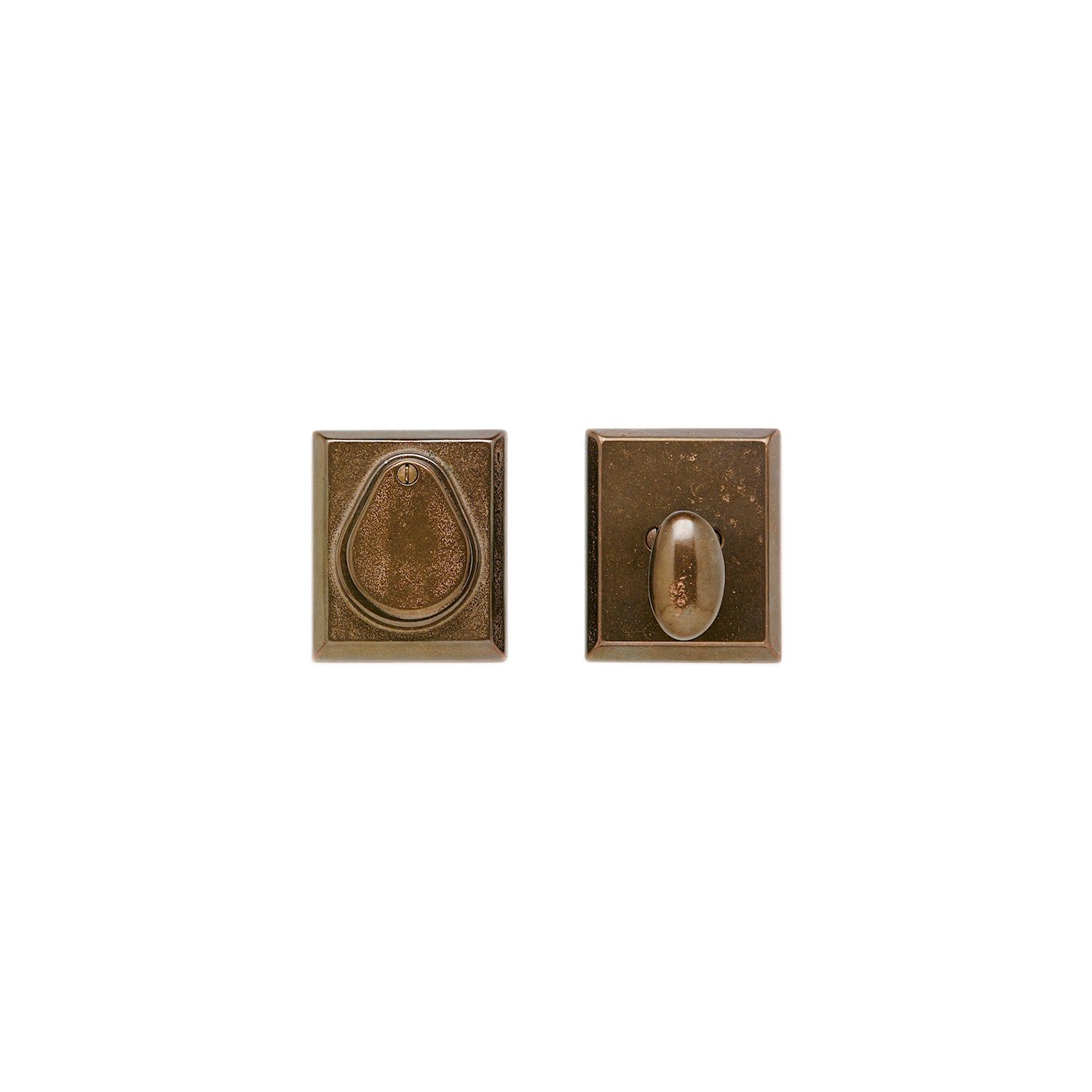 errojo Rectangular — Rocky Mountain Hardware bronce macizo