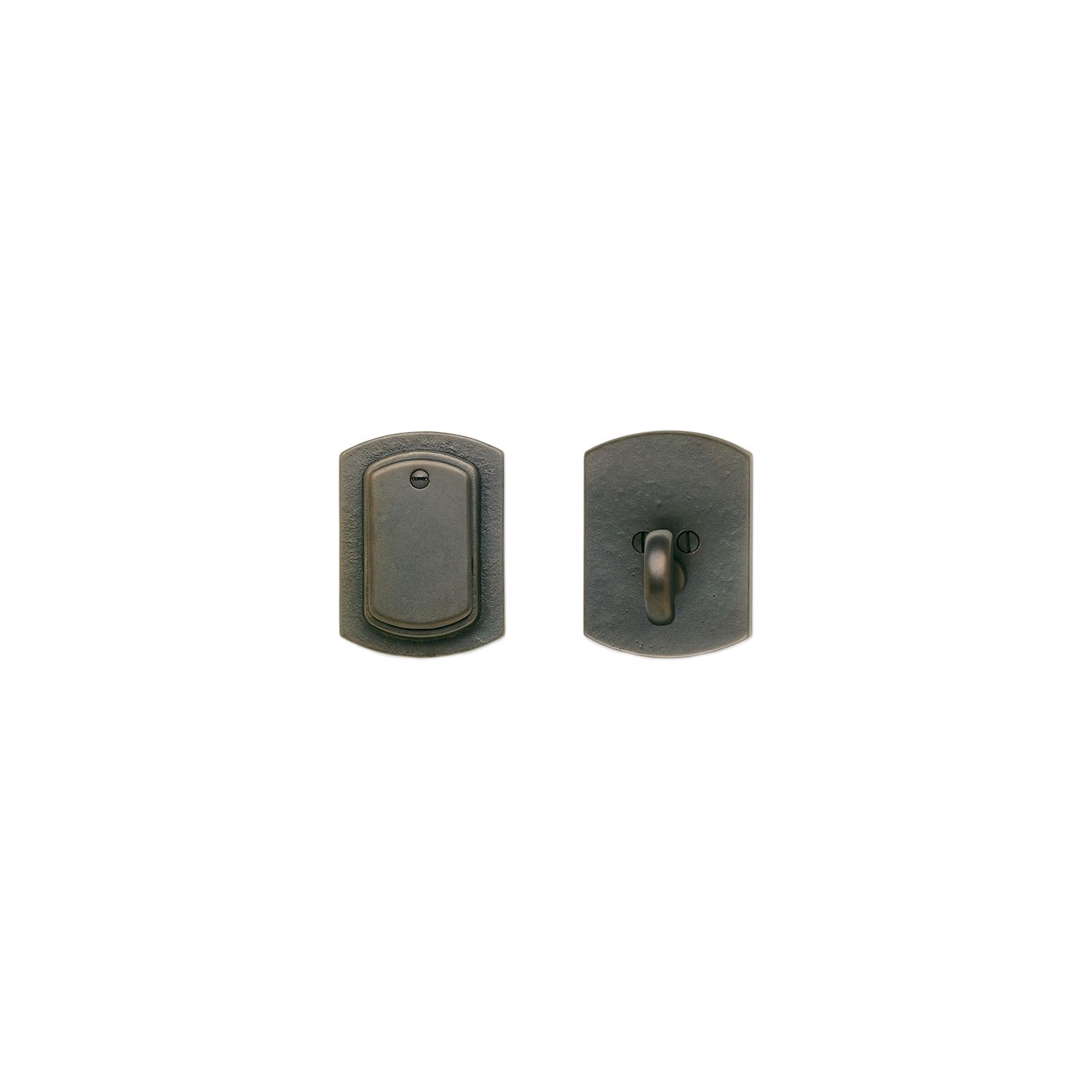 errojo Curved 2 1/2" x 3 3/8" — Rocky Mountain Hardware bronce macizo