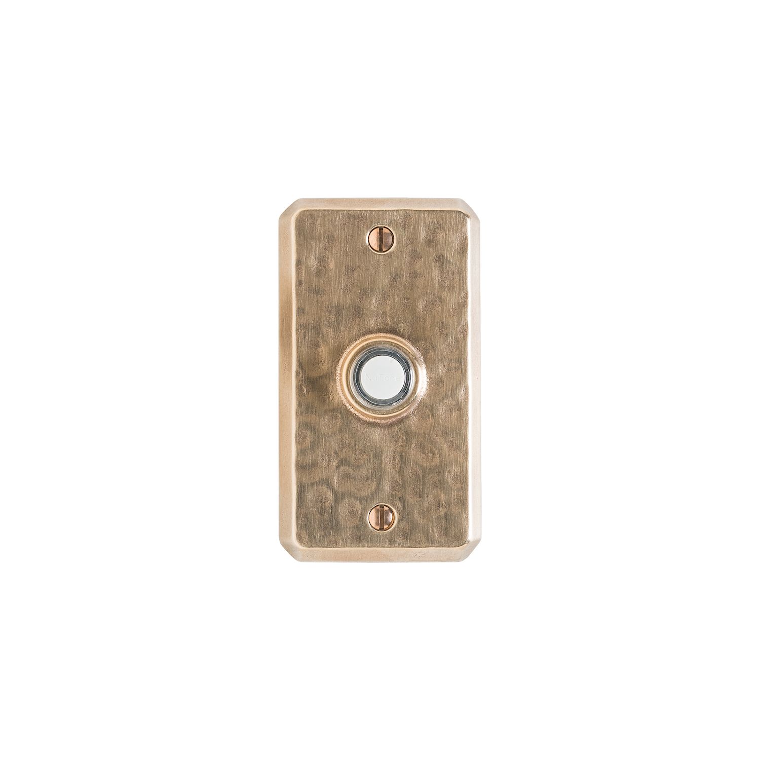 otón de Timbre Hammered — Rocky Mountain Hardware bronce macizo