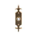 otón de Timbre Fleur de Lis — Rocky Mountain Hardware bronce macizo