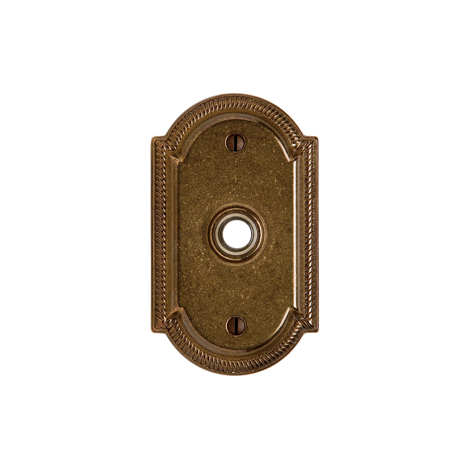 otón de Timbre Ellis — Rocky Mountain Hardware bronce macizo