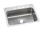 Elkay Tarja Dayton® Acero Inoxidable 23-1/2" x 21-1/8" x 9" de Un Tazón Bajo Cubierta — vista de producto