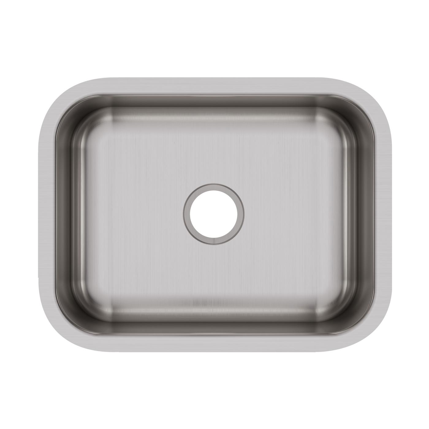 Elkay Tarja Dayton® Acero Inoxidable 23-1/2" x 18-1/4" x 8" de Un Tazón Bajo Cubierta — vista de producto