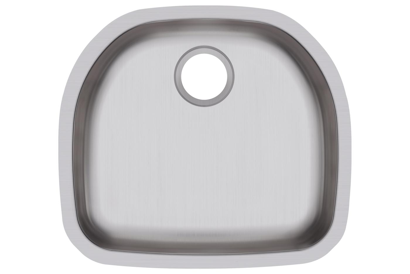 Elkay Tarja Dayton® Acero Inoxidable 23-1/2" x 21-1/8" x 9" de Un Tazón Bajo Cubierta — vista de producto