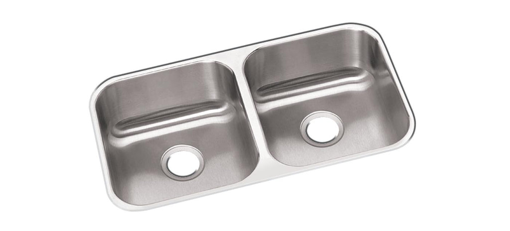 Elkay Tarja Dayton® Acero Inoxidable 31-3/4" x 18-1/4" x 8" de Dos Tazones Iguales Bajo Cubierta — vista de producto