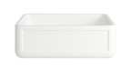 Bante Dúo — Tarja de Cocina de Cerámica Refractaria (Fireclay), Frente Granjero con Panel