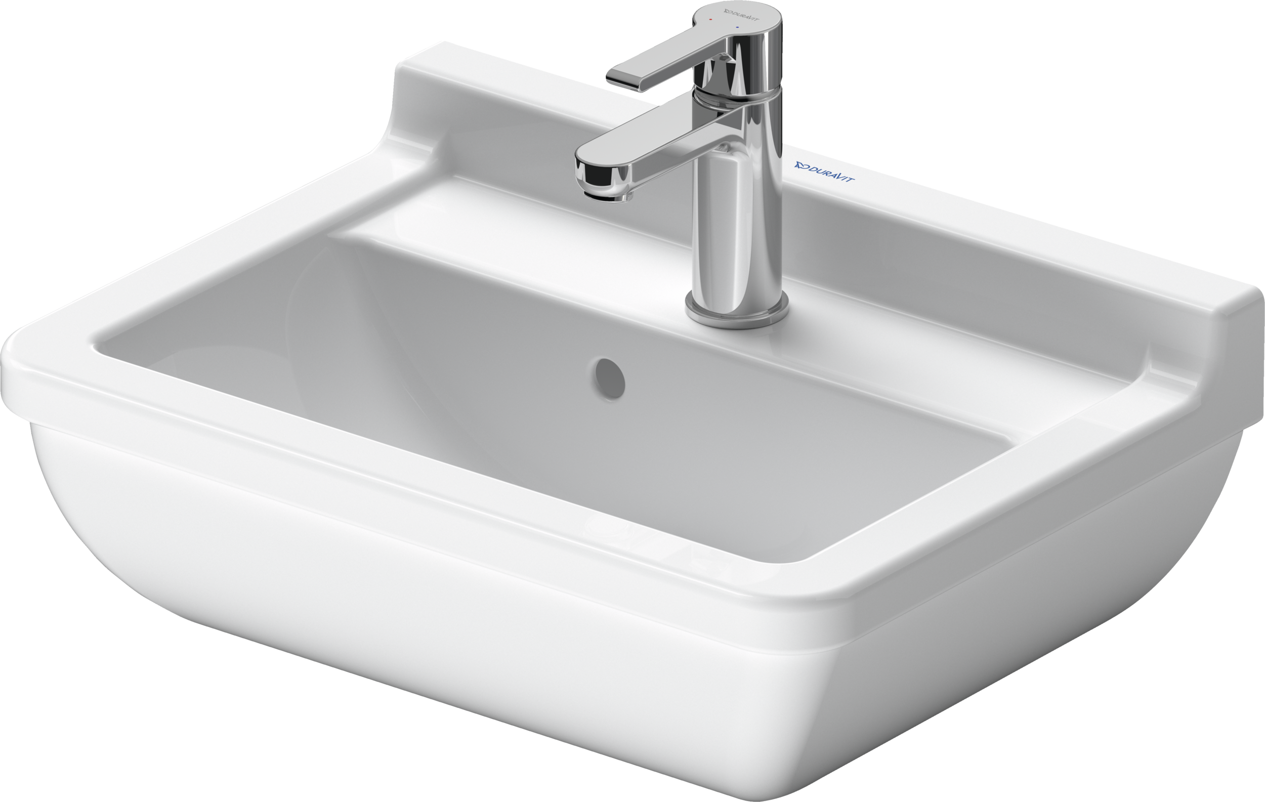 Duravit Starck 3 lavabo de Pared Blanco Brillante