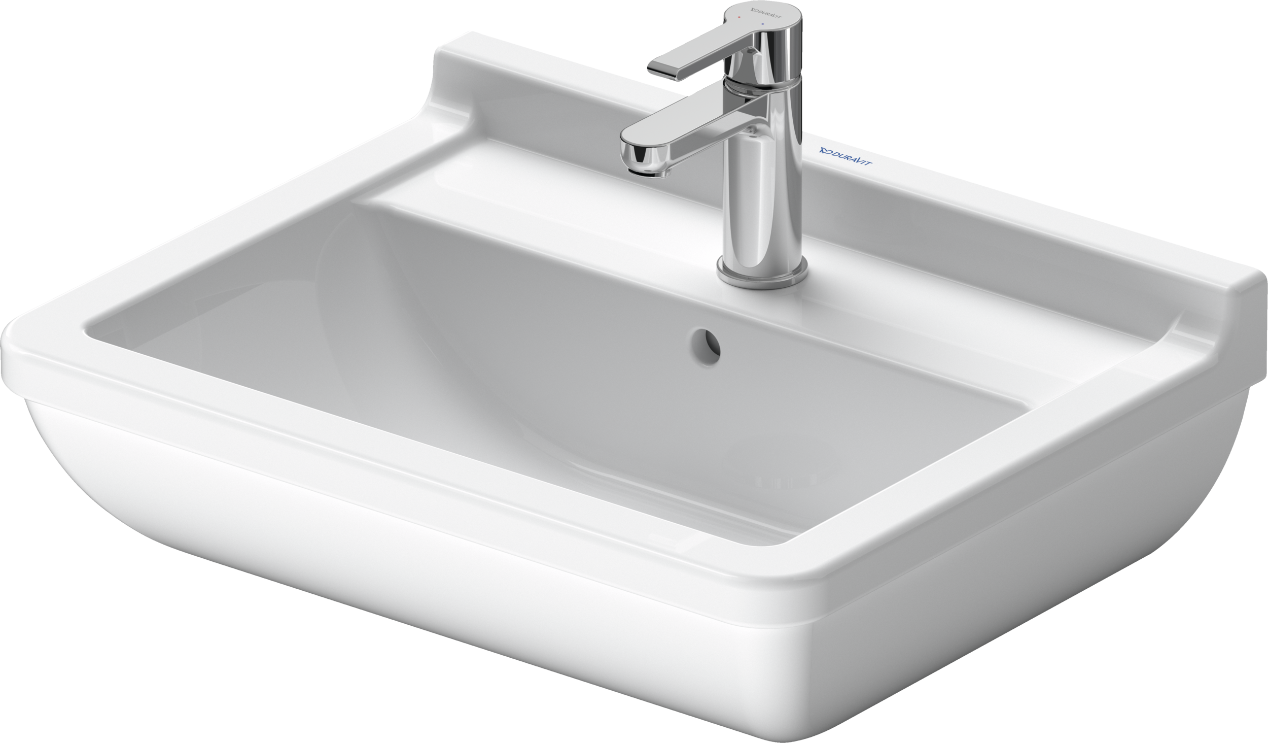 Duravit Starck 3 lavabo de Pared Blanco Brillante