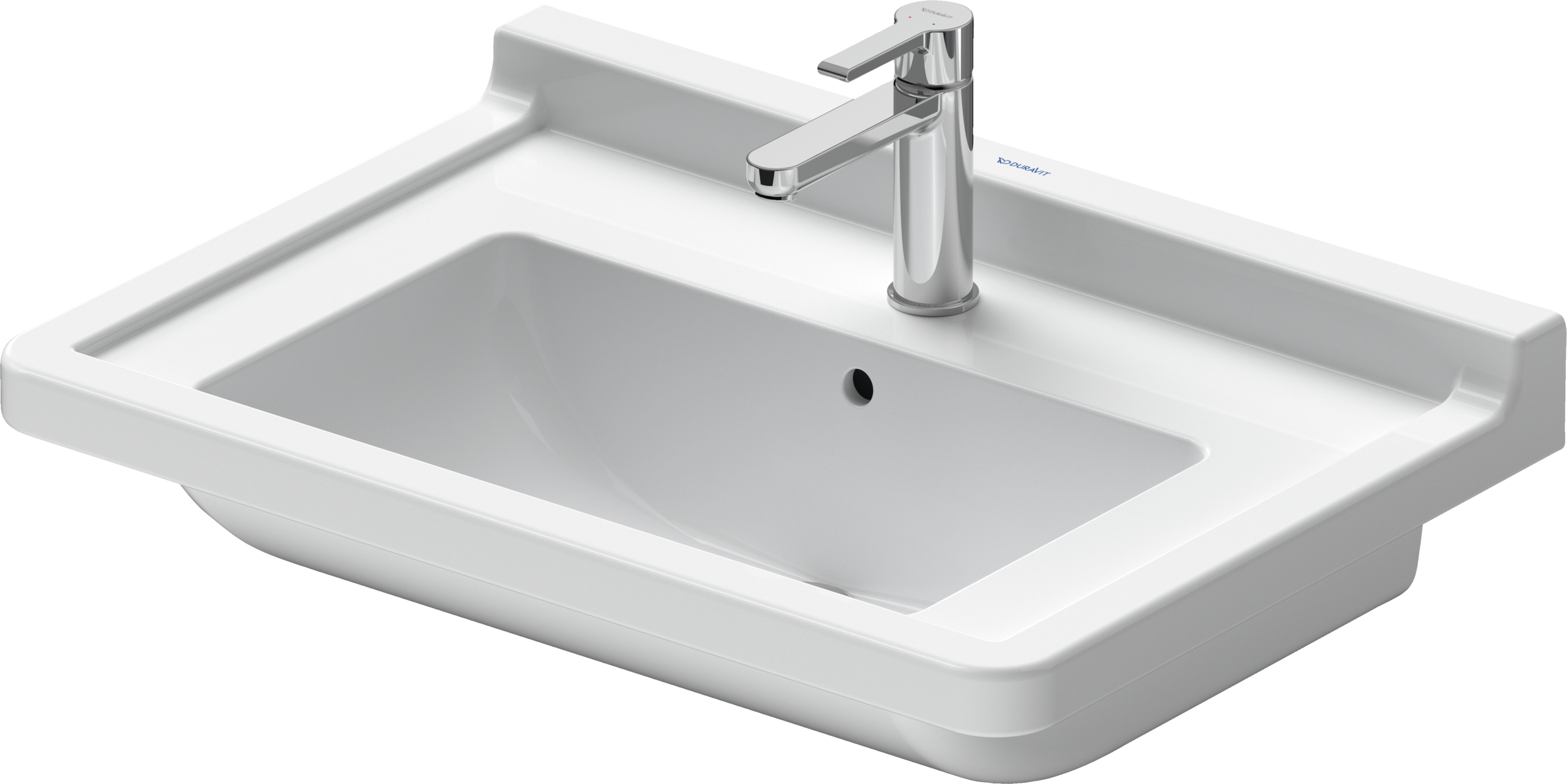 Duravit Starck 3 lavabo de Pared Blanco Brillante