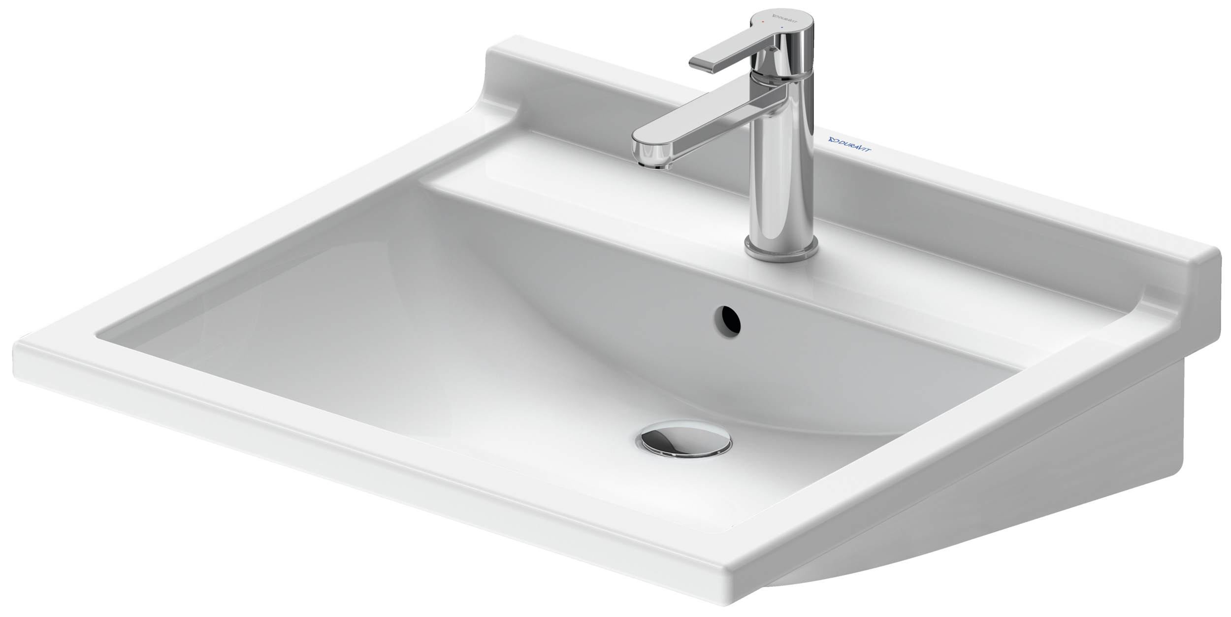 Duravit Starck 3 lavabo de Pared Blanco Brillante