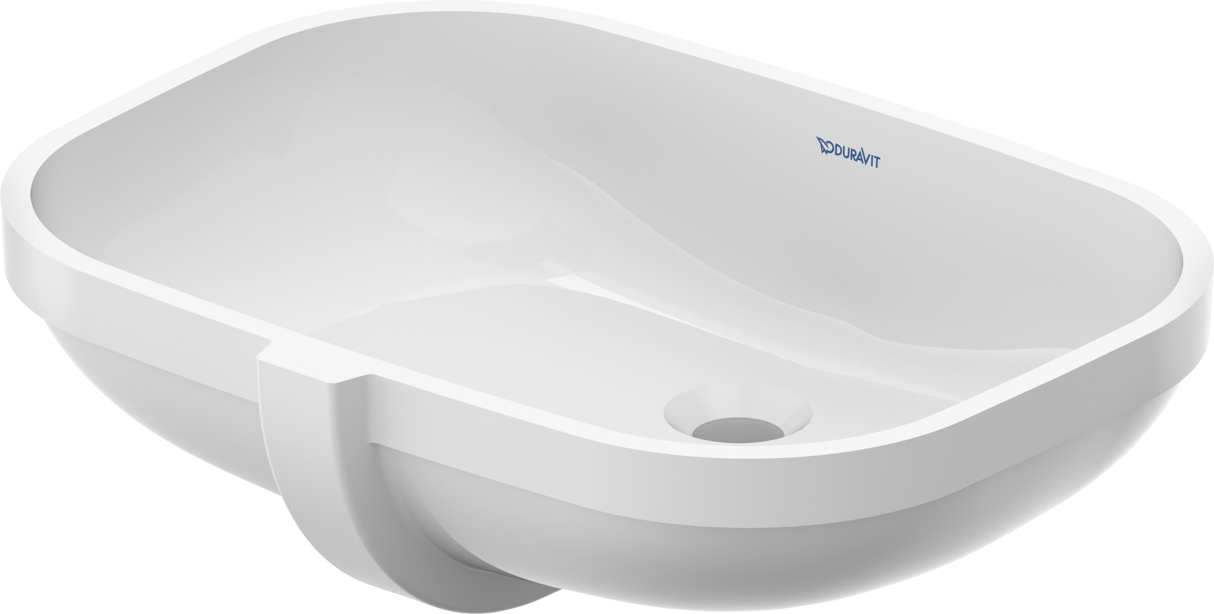 Duravit D-Code lavabo Bajo Cubierta Blanco Brillante