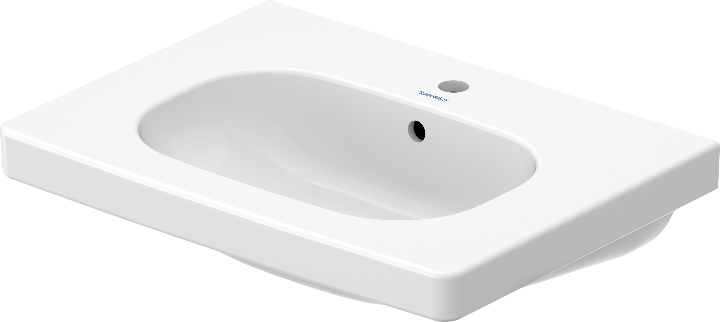 Duravit D-Code lavabo de Pared Blanco Brillante