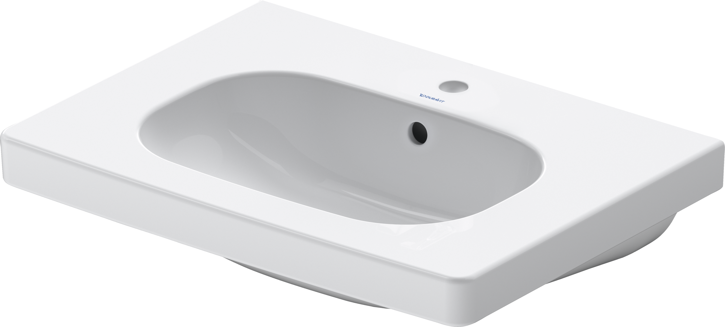 Duravit D-Code lavabo de Pared Blanco Brillante