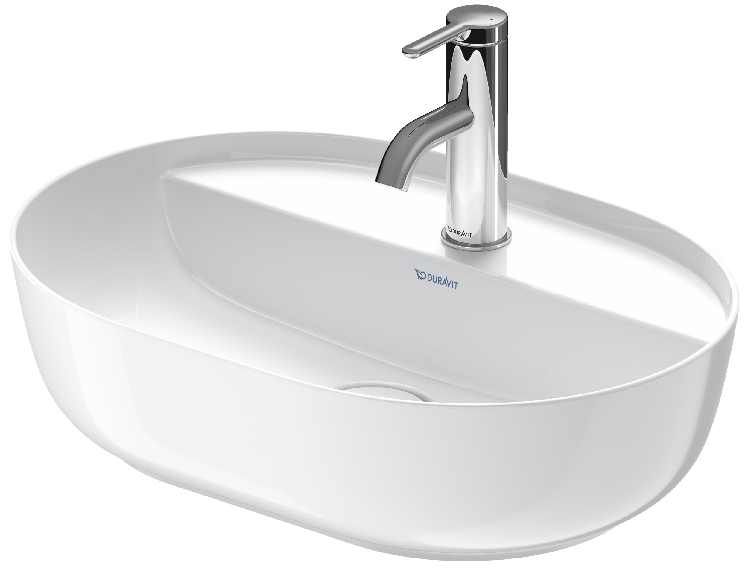 Duravit Luv lavabo de Sobreponer Blanco Brillante