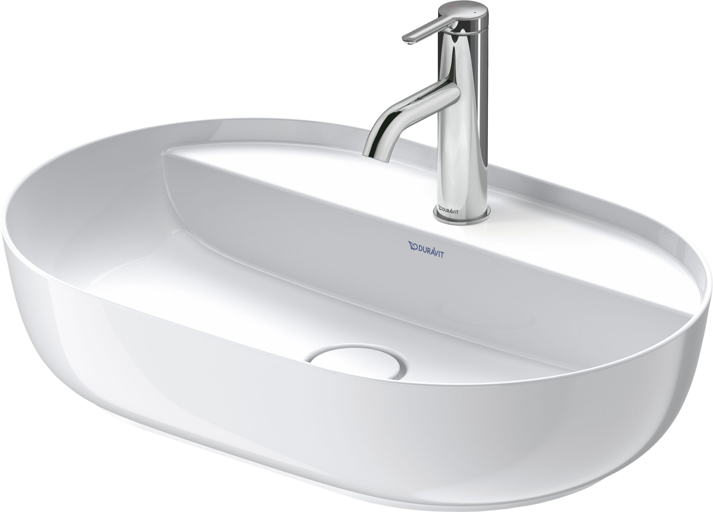 Duravit Luv lavabo de Sobreponer Blanco Brillante