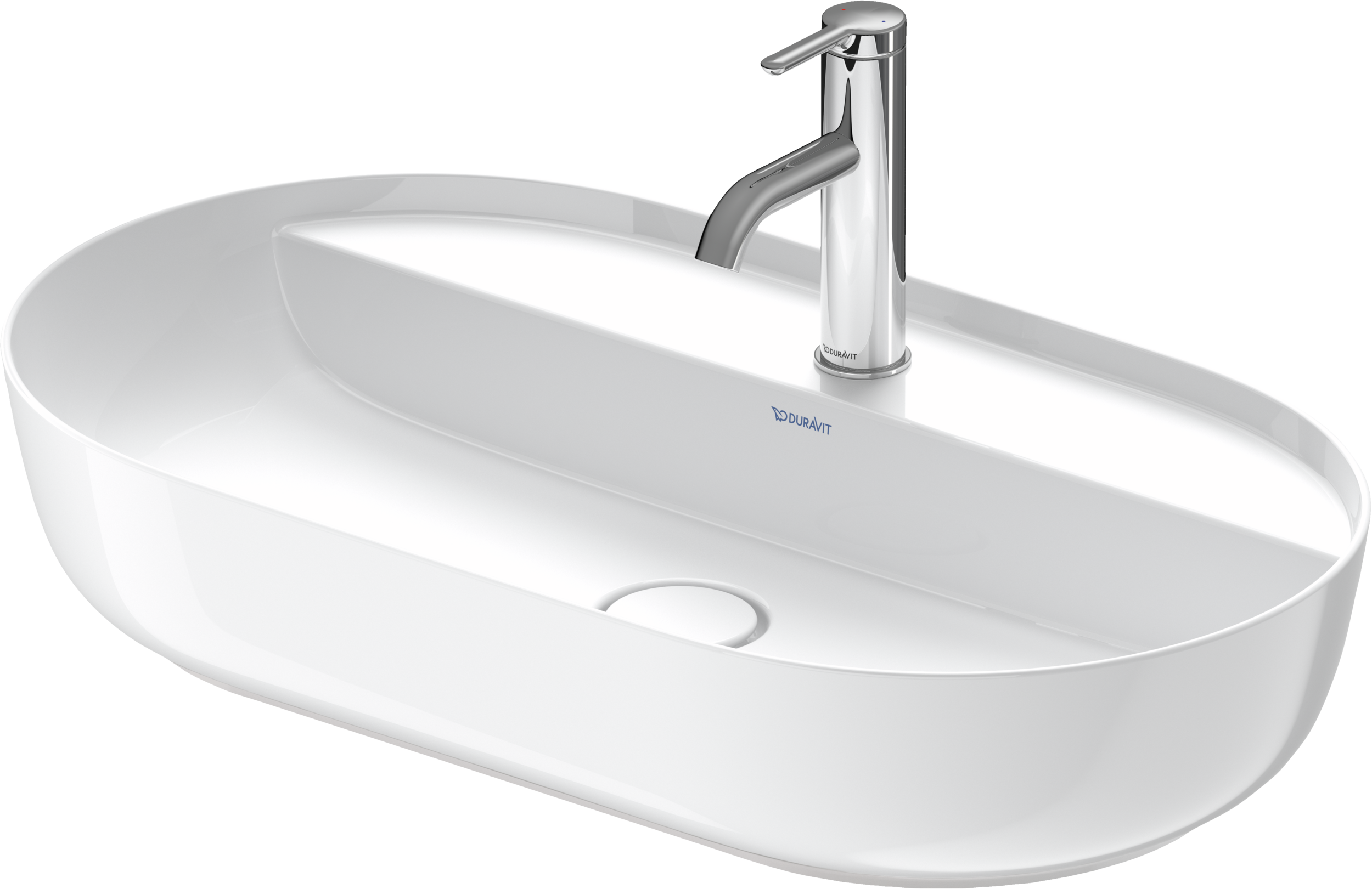 Duravit Luv lavabo de Sobreponer Blanco Brillante