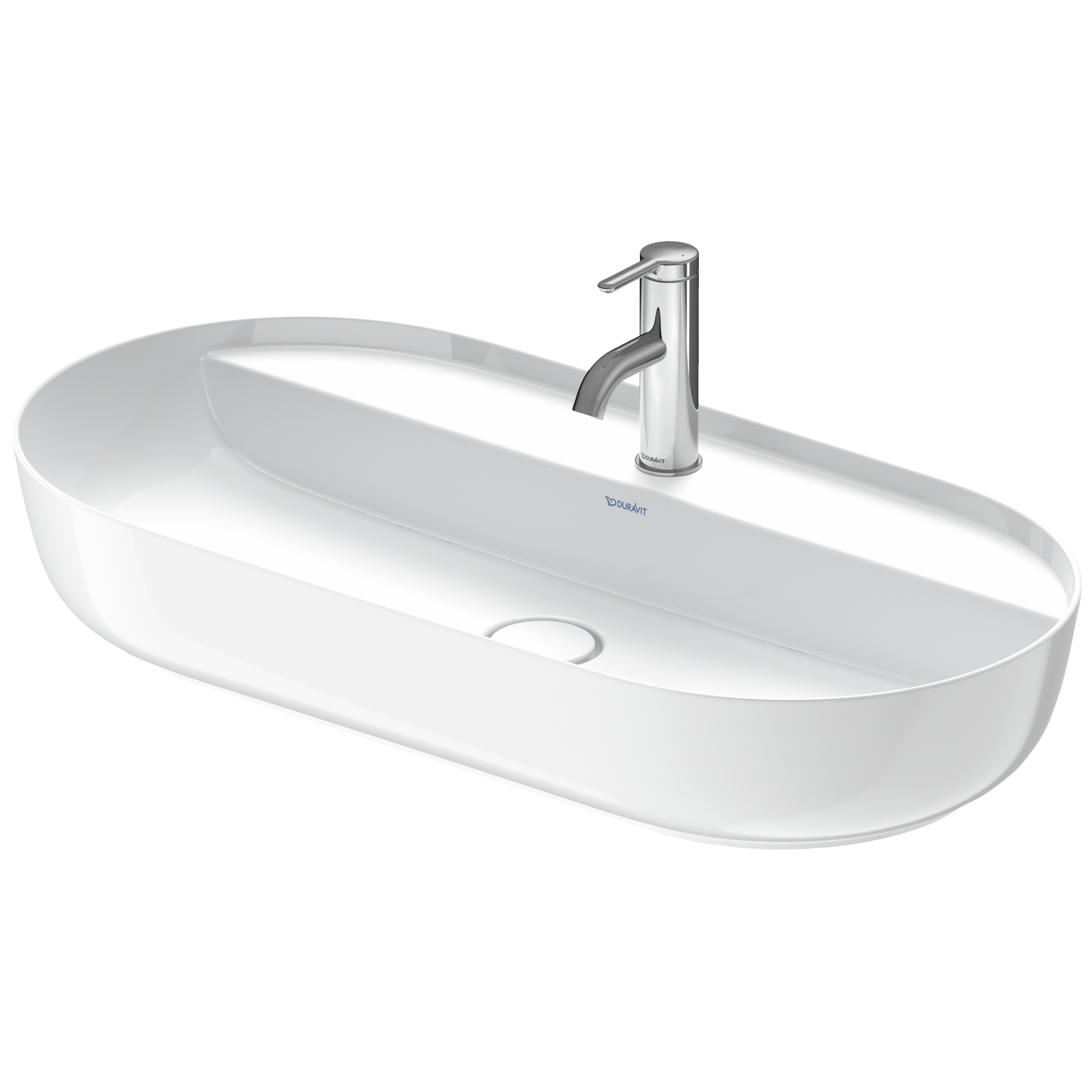 Duravit Luv lavabo de Sobreponer Blanco Brillante