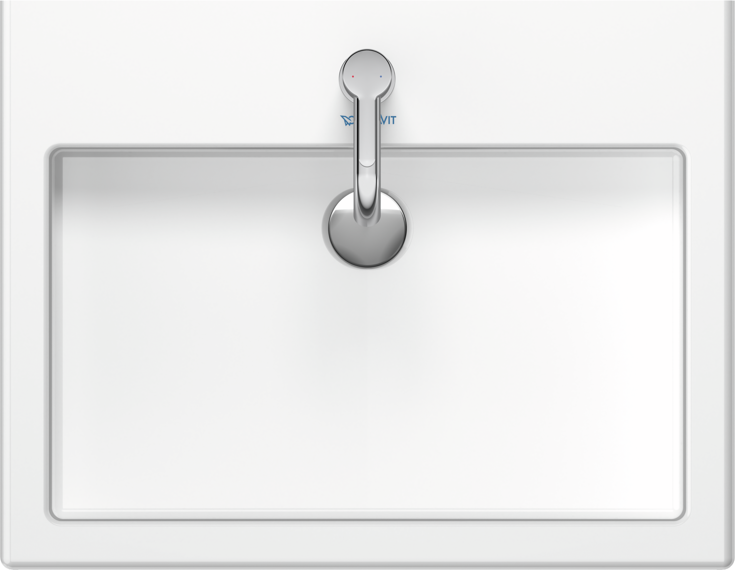 Duravit Vero lavabo de Pared Blanco Brillante