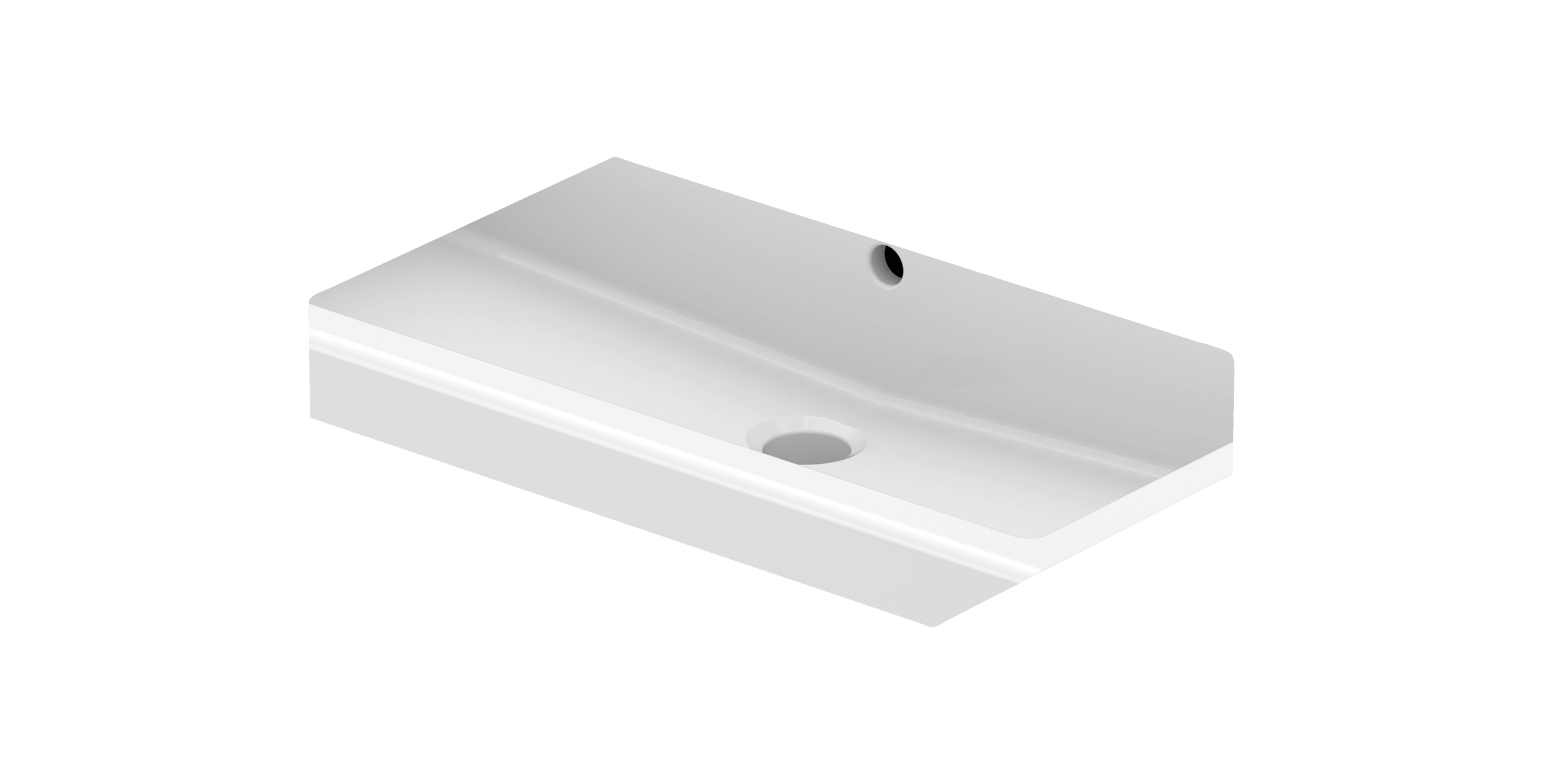Duravit Vero lavabo de Pared Blanco Brillante