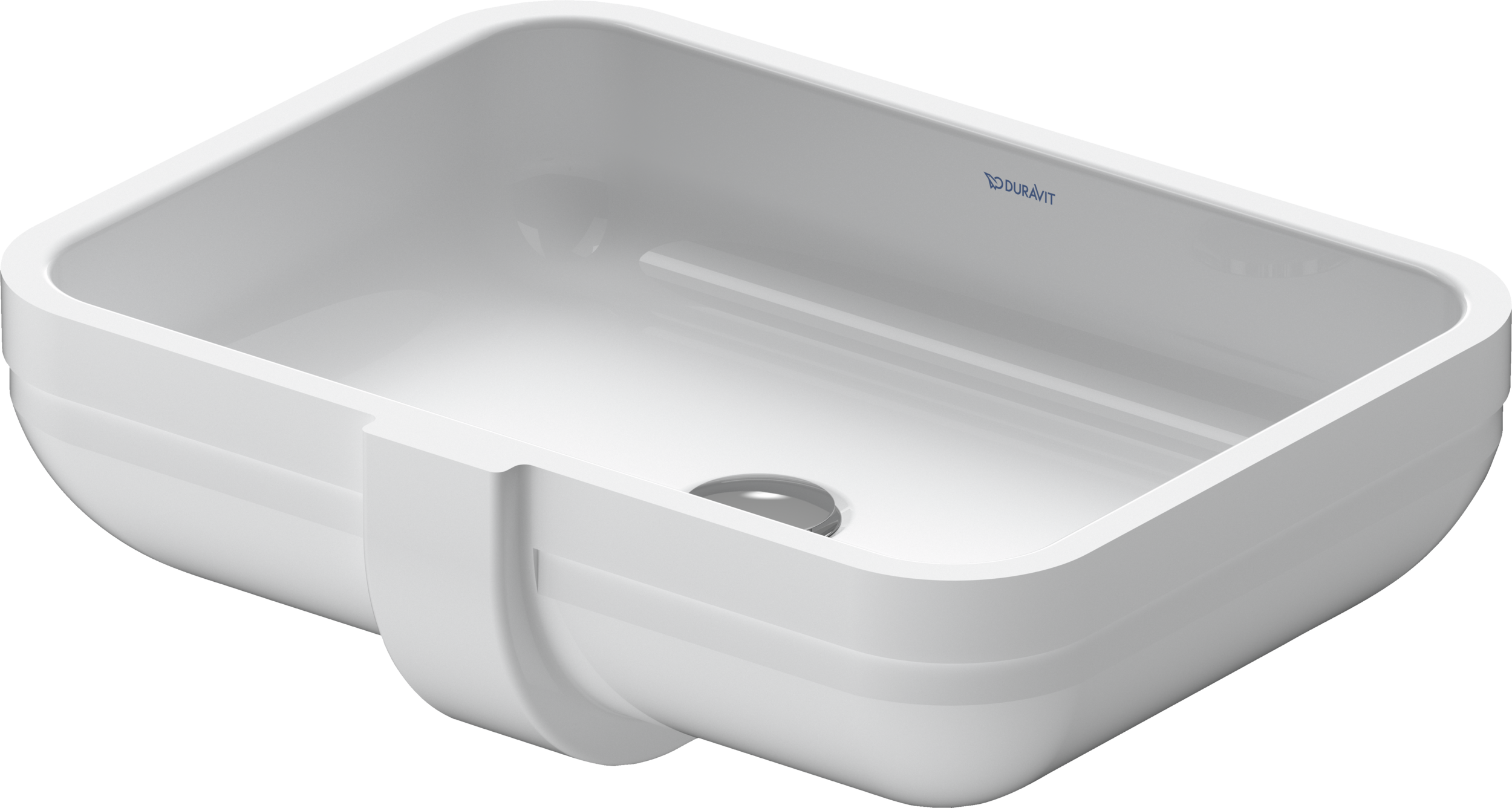 Duravit Happy D.2 lavabo Bajo Cubierta Blanco Brillante