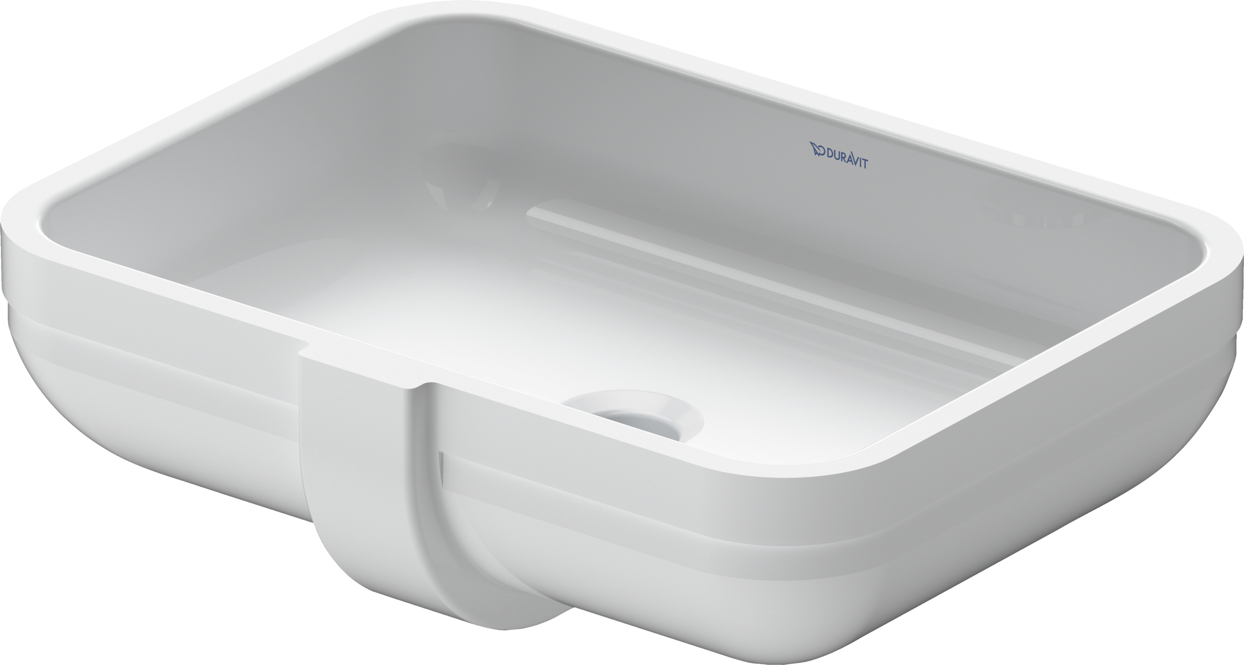 Duravit Happy D.2 lavabo Bajo Cubierta Blanco Brillante