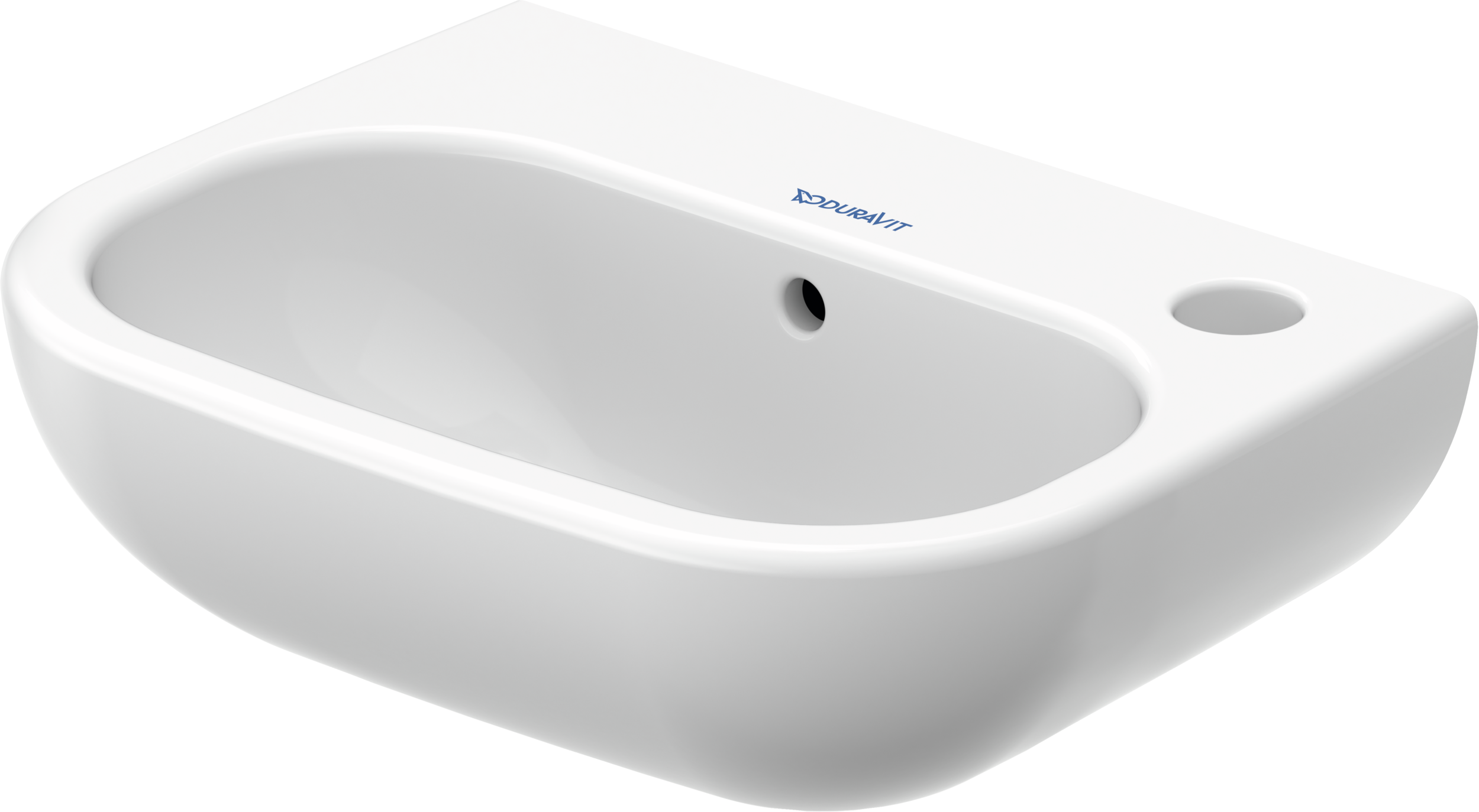 Duravit D-Code lavabo de Pared Blanco Brillante