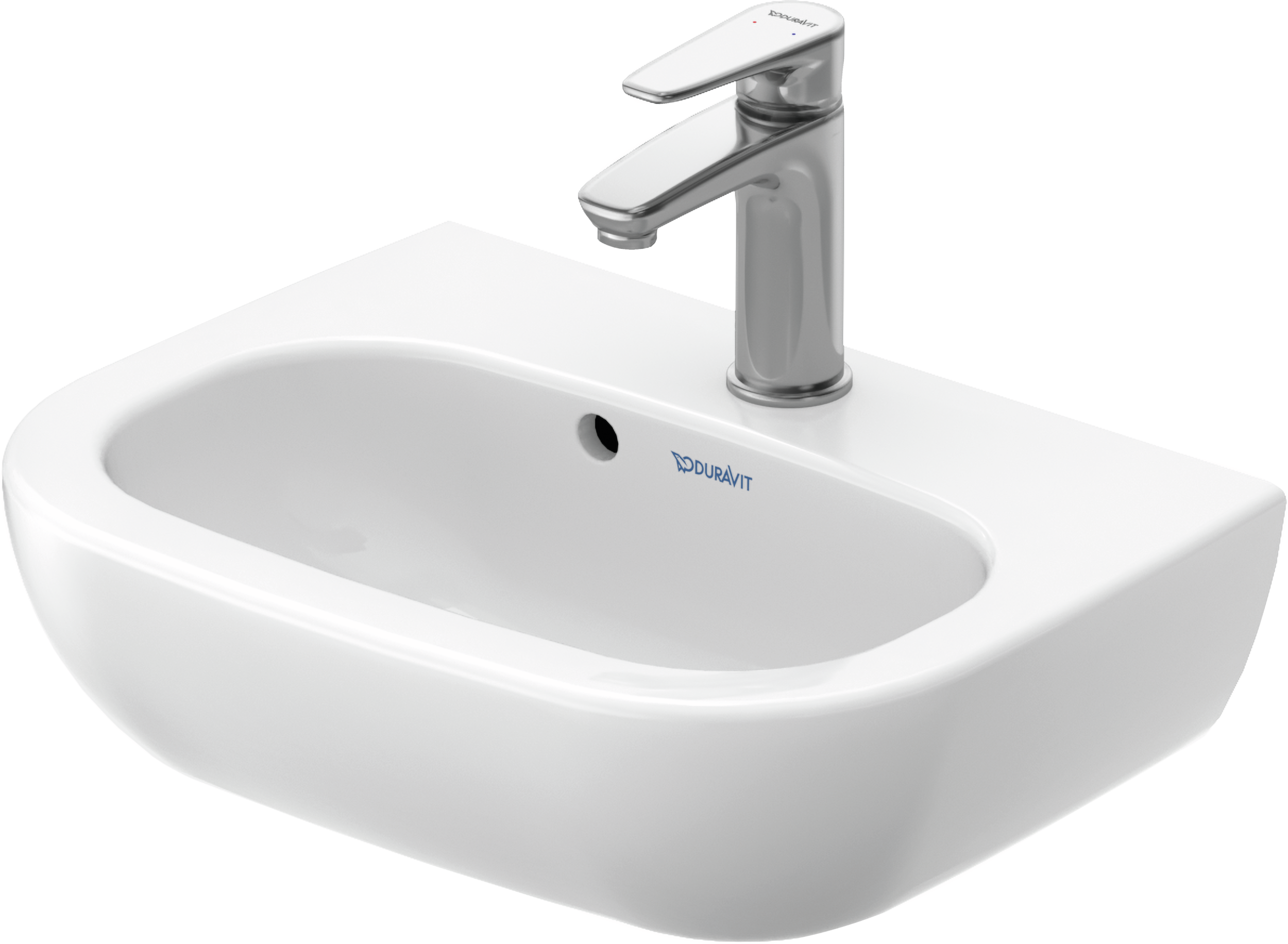 Duravit D-Code lavabo de Pared Blanco Brillante