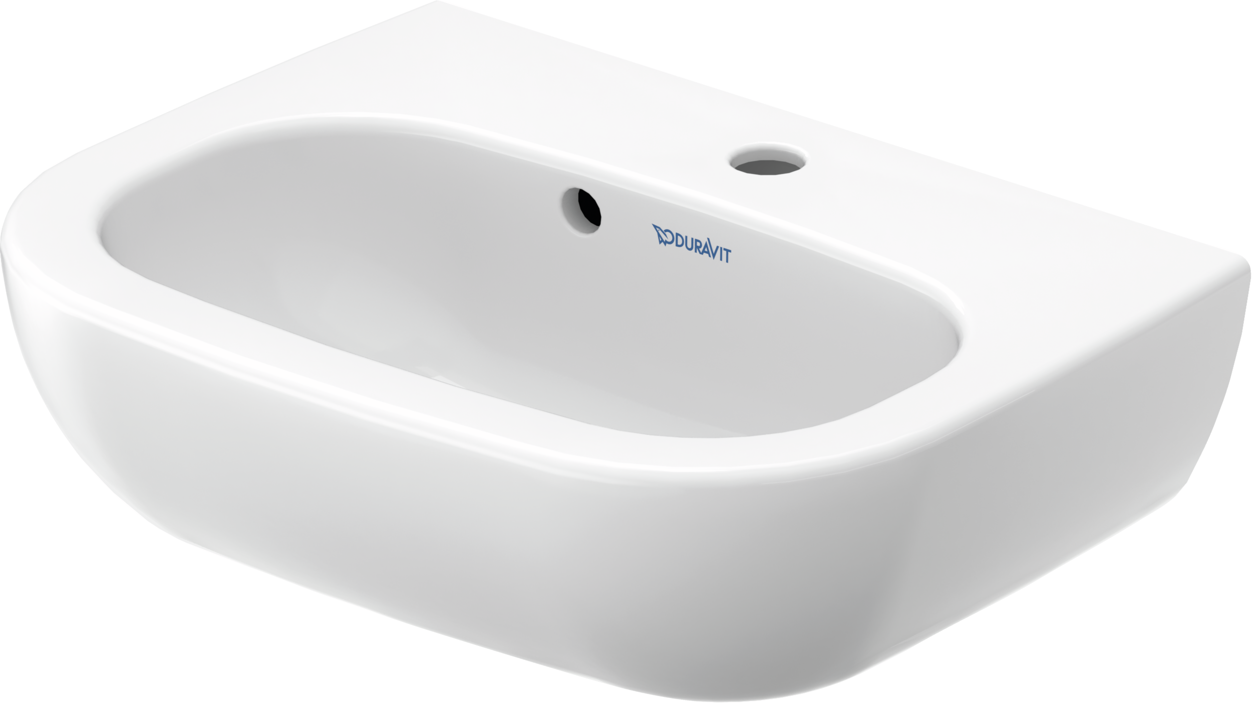 Duravit D-Code lavabo de Pared Blanco Brillante
