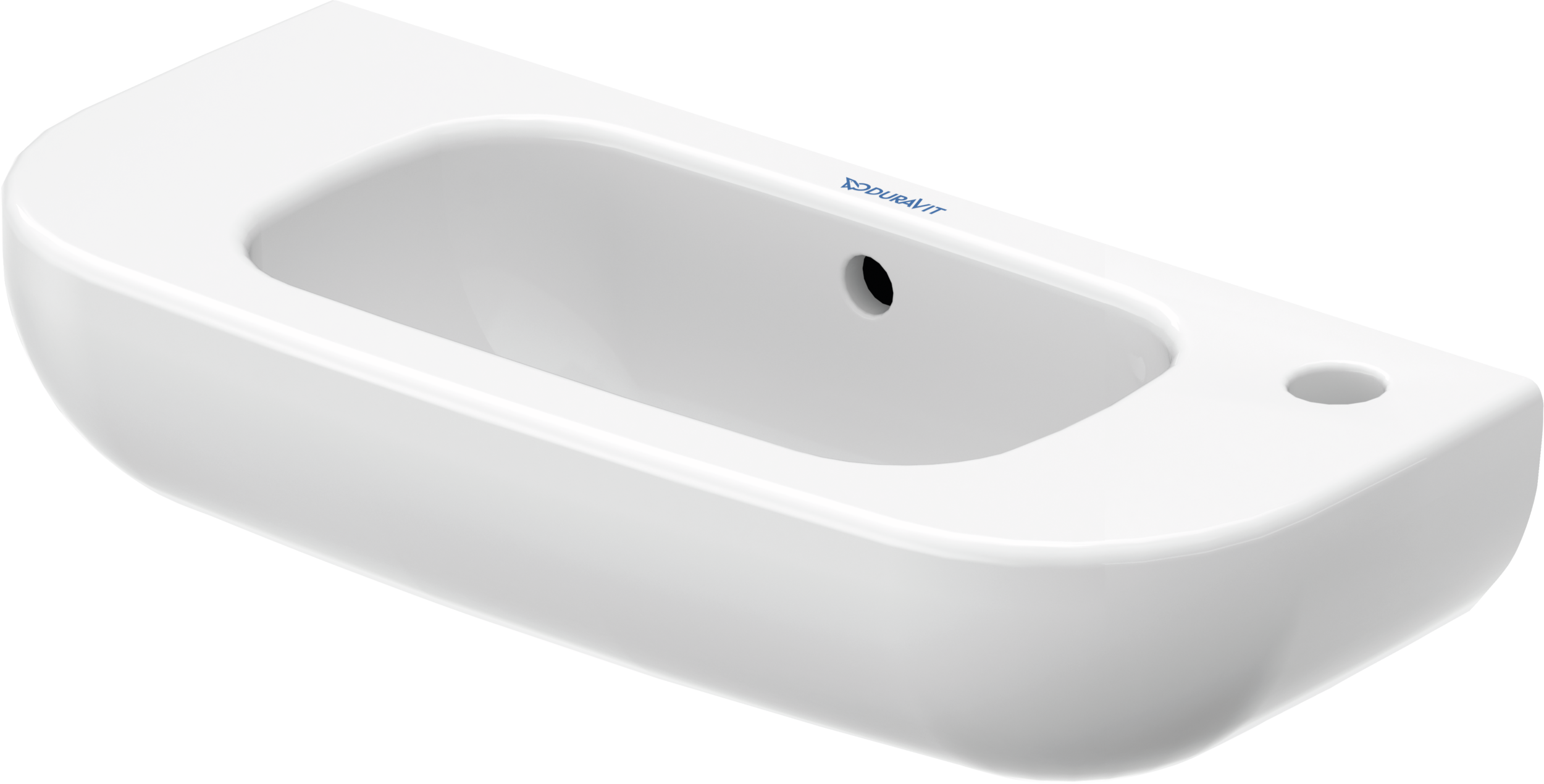 Duravit D-Code lavabo de Pared Blanco Brillante