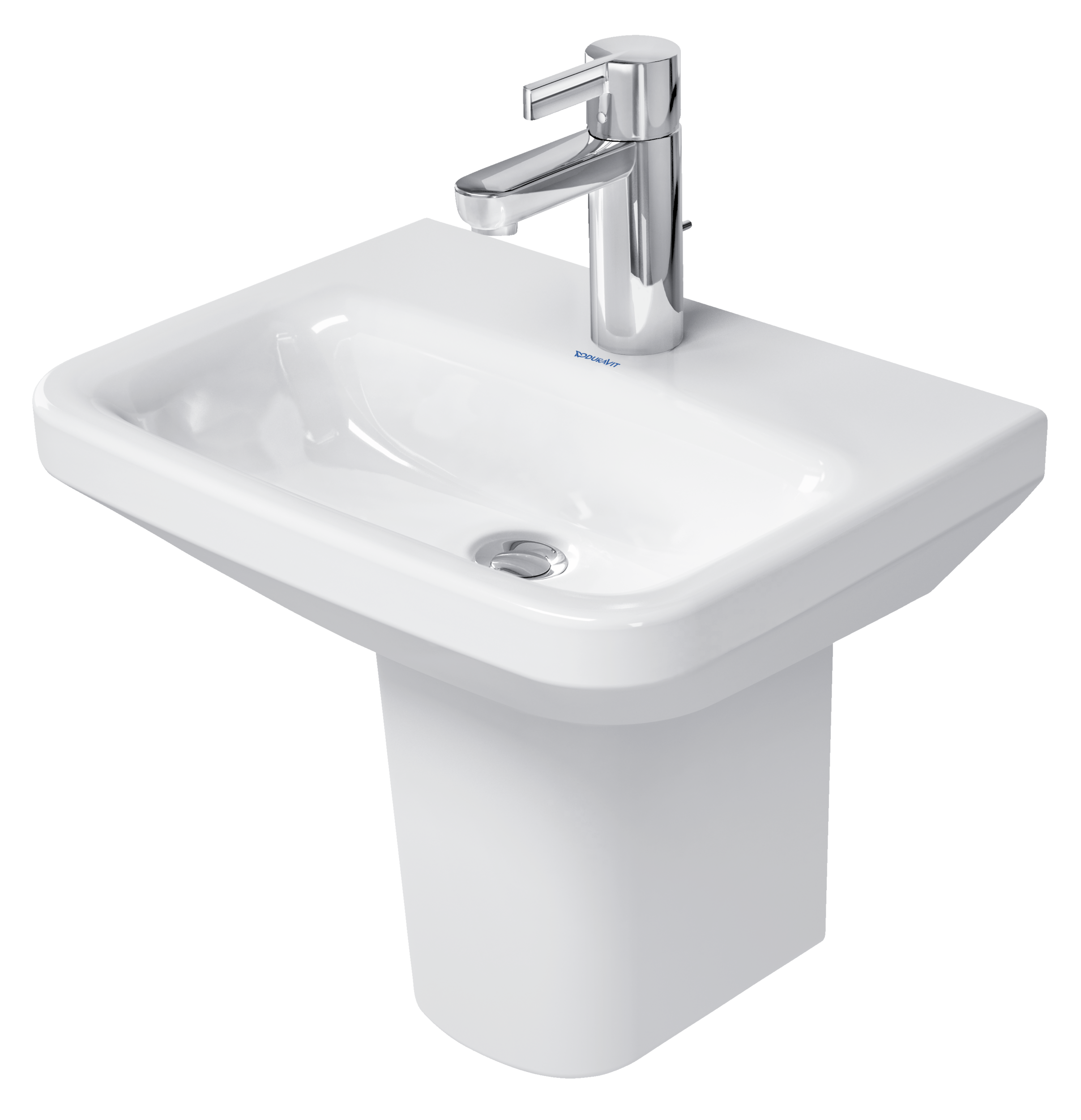 Duravit DuraStyle lavabo de Pared Blanco Brillante
