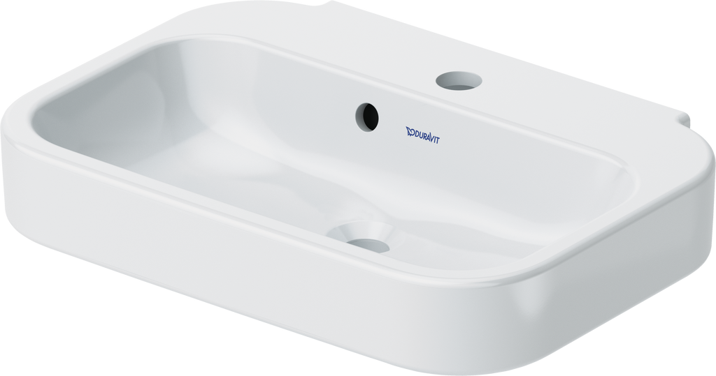 Duravit Happy D.2 lavabo de Pared Blanco Brillante
