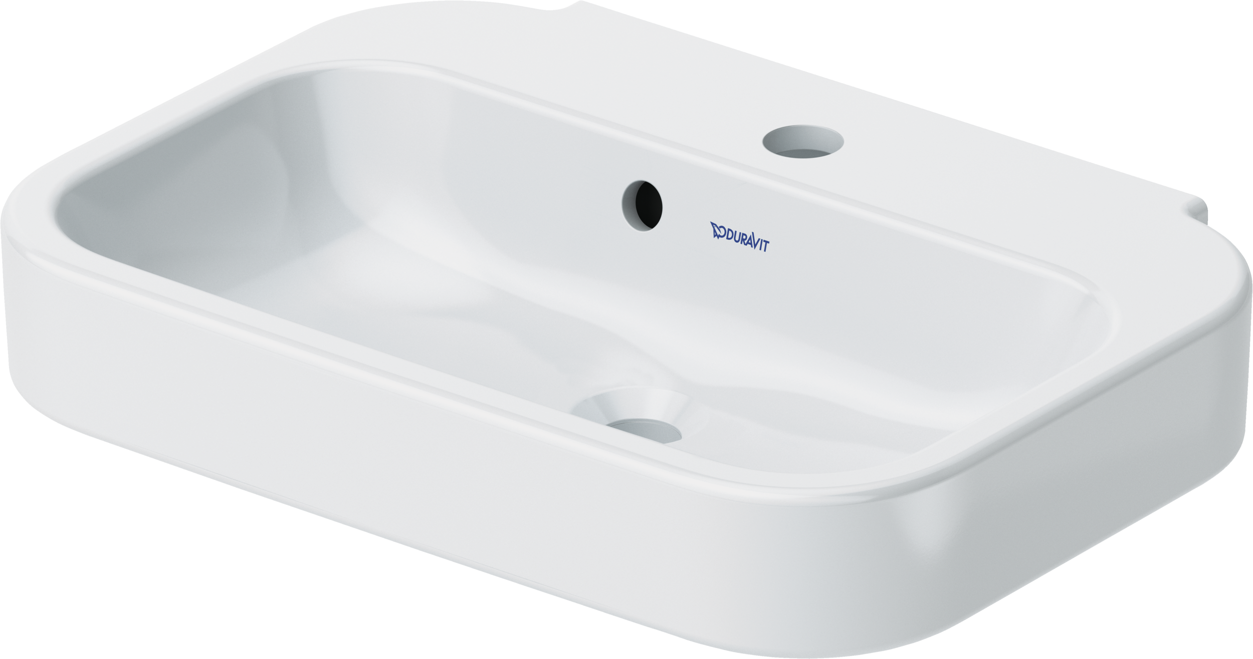 Duravit Happy D.2 lavabo de Pared Blanco Brillante