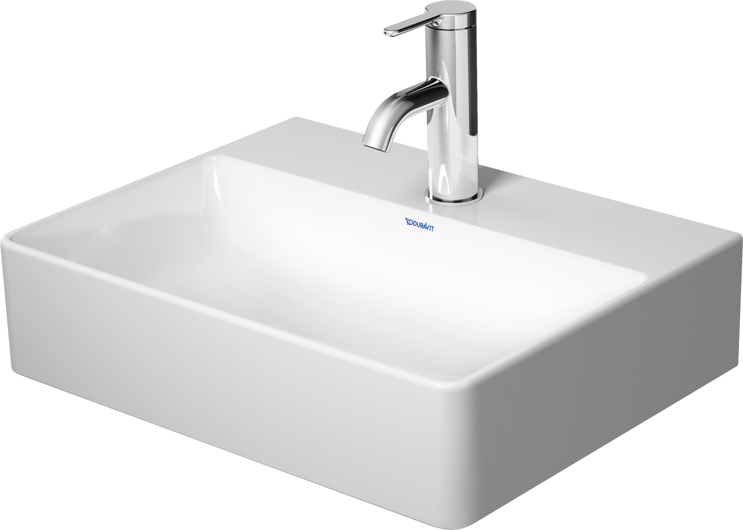 Duravit DuraSquare lavabo de Pared Blanco Brillante