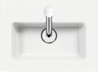Duravit White Tulip lavabo de Pared Blanco Brillante — vista superior