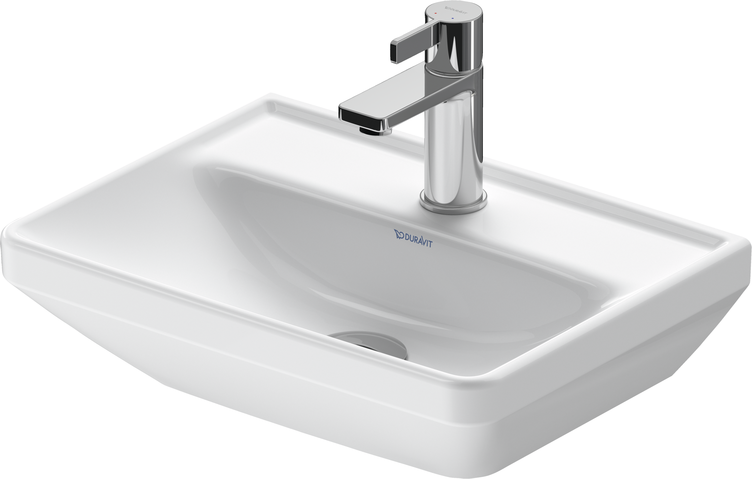 Duravit D-Neo lavabo de Pared Blanco Brillante