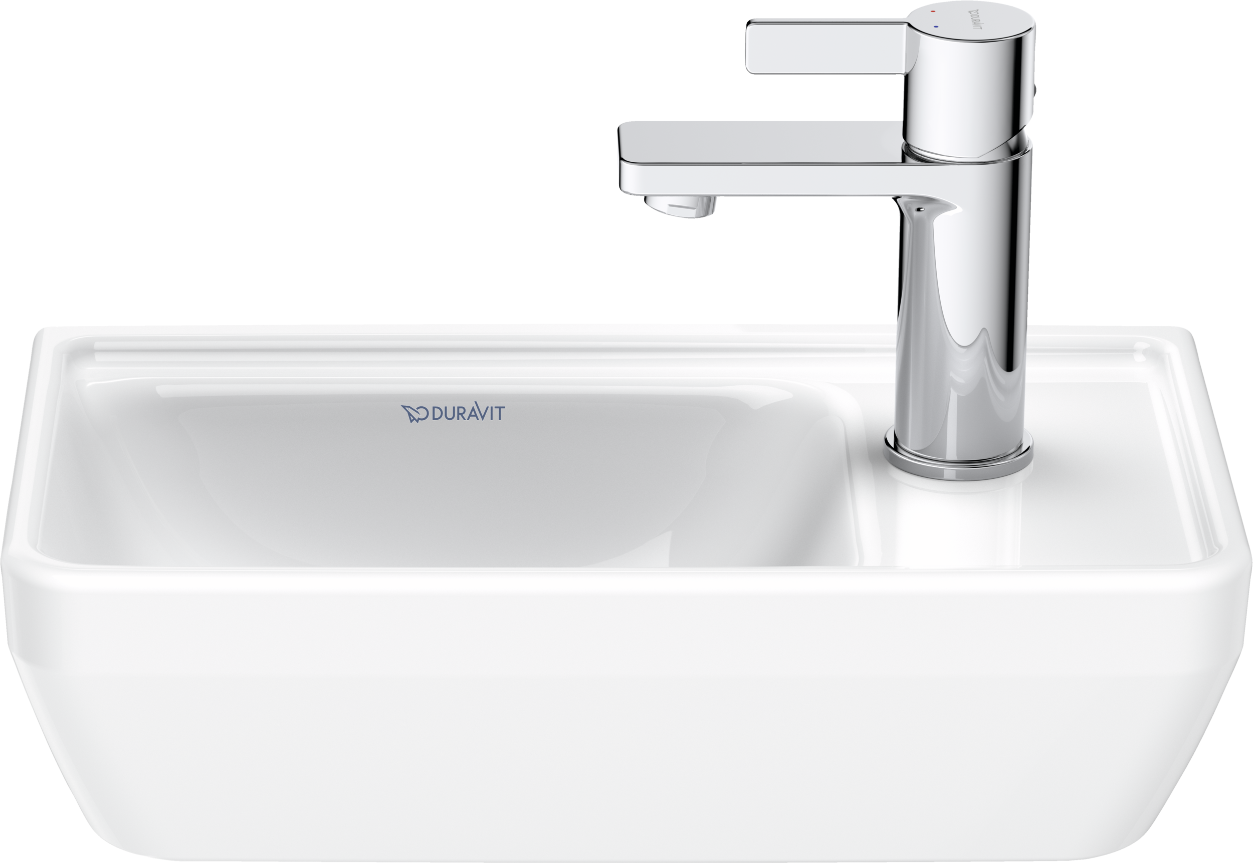 Duravit D-Neo lavabo de Pared Blanco Brillante