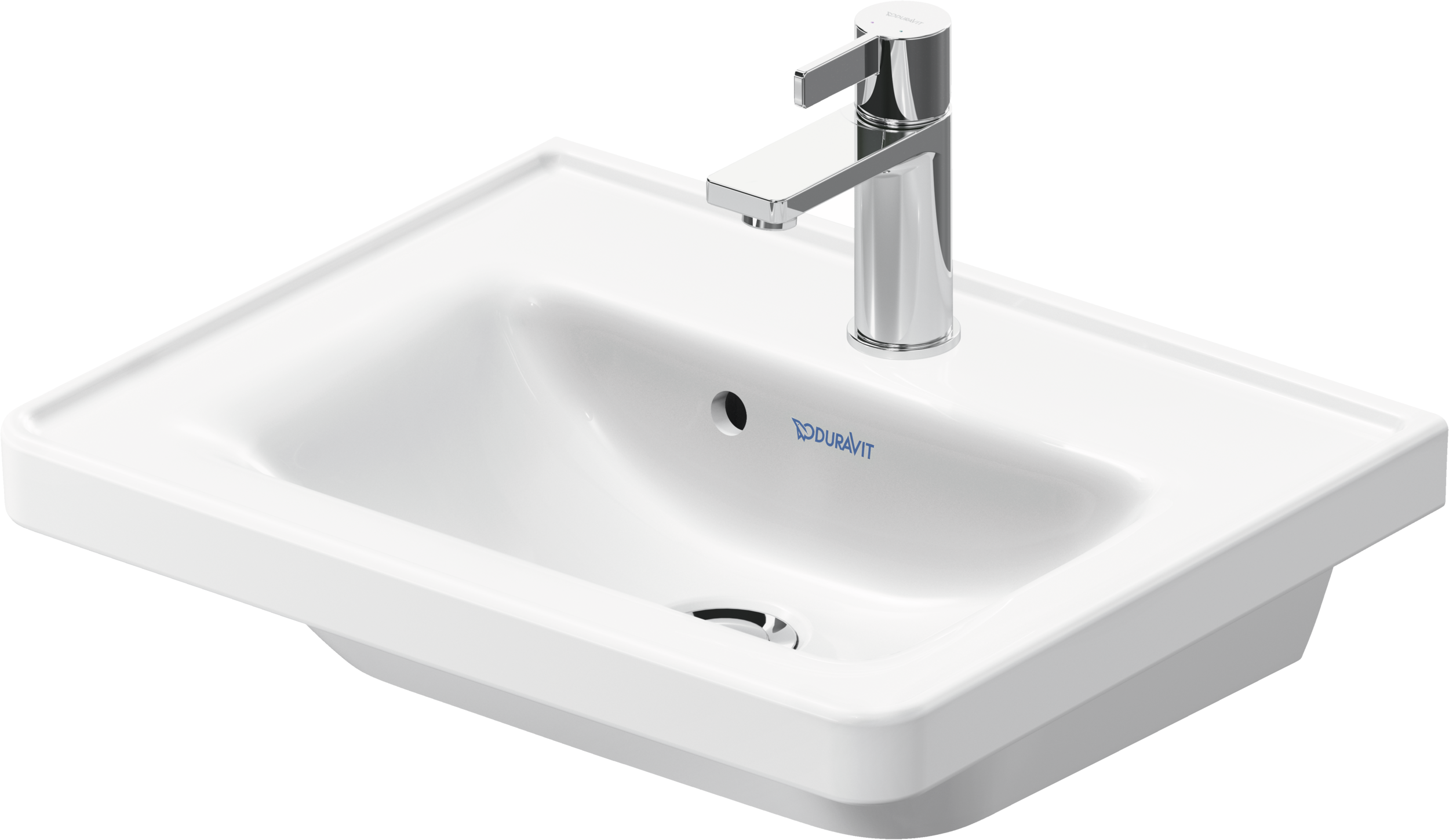 Duravit D-Neo lavabo de Pared Blanco Brillante