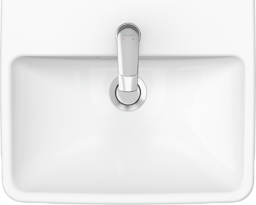 Duravit Duravit No.1 lavabo de Pared Blanco Brillante — vista superior