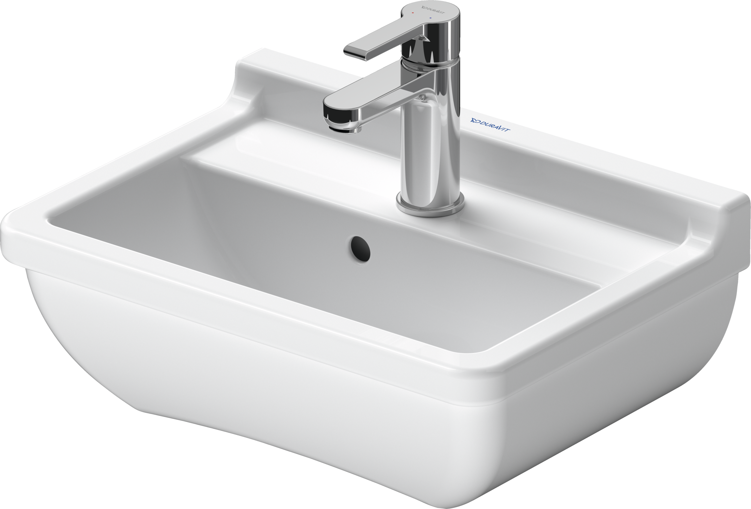 Duravit Starck 3 lavabo de Pared Blanco Brillante