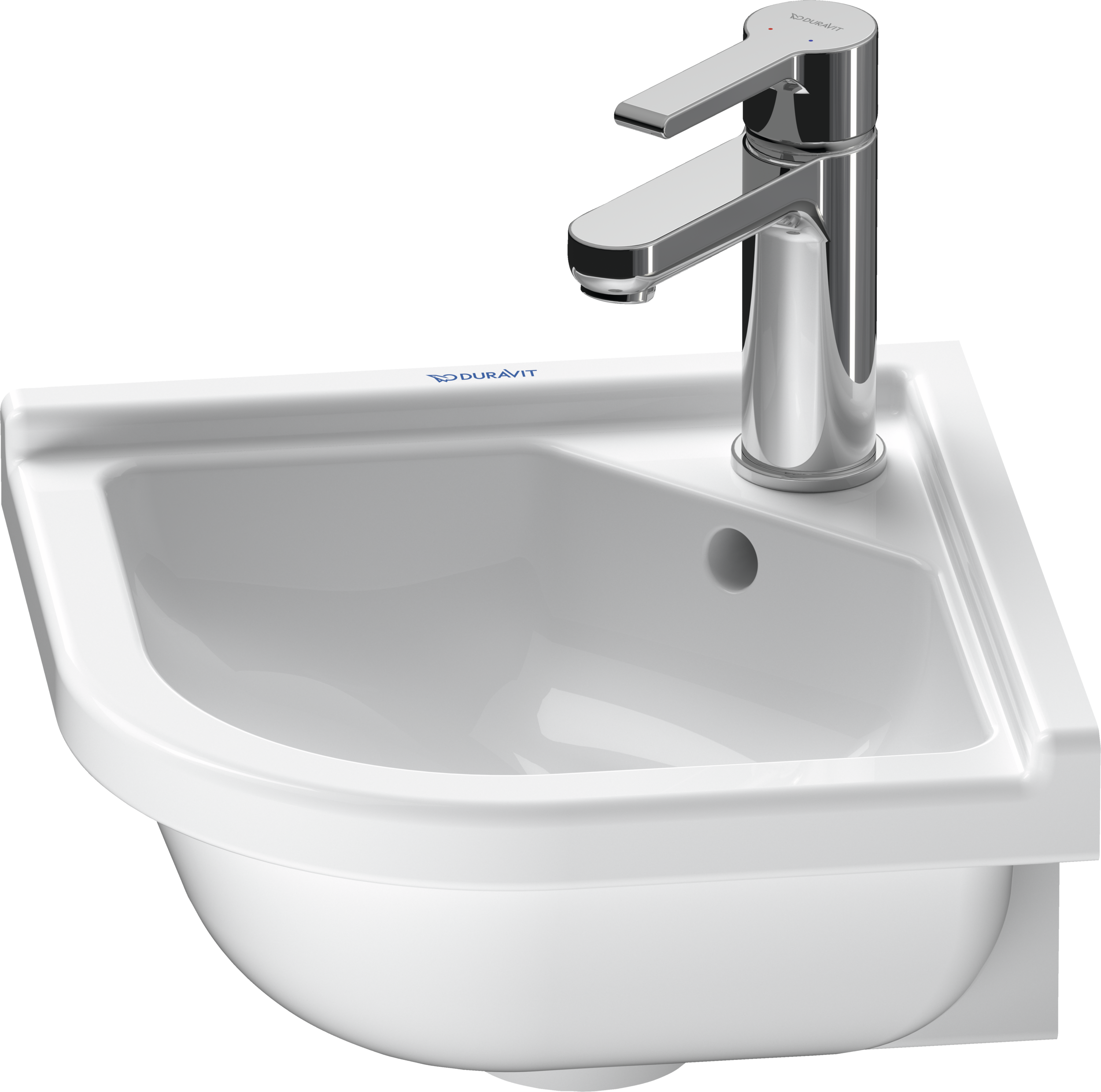 Duravit Starck 3 lavabo de Pared Blanco Brillante