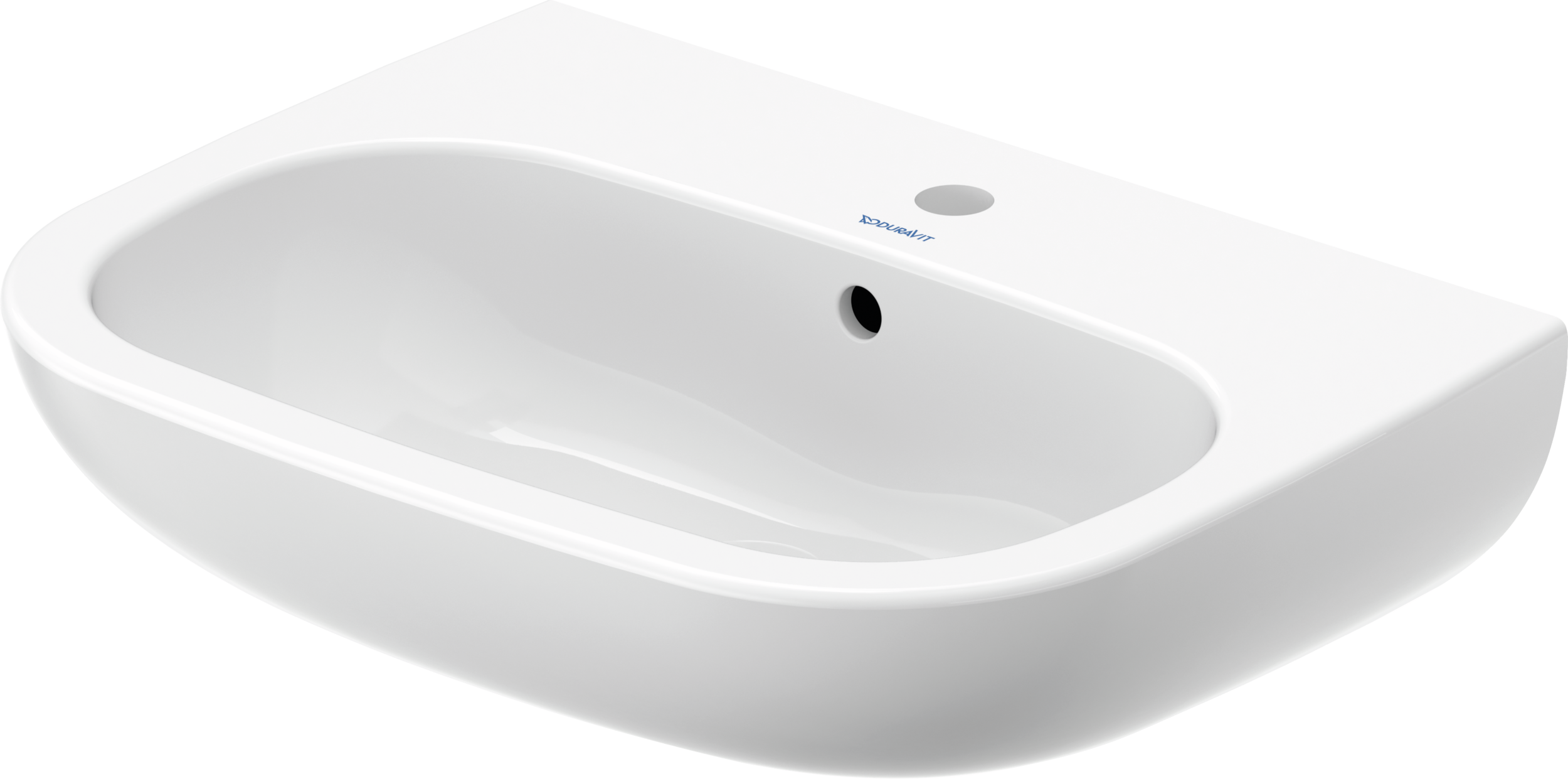 Duravit D-Code lavabo de Pared Blanco Brillante